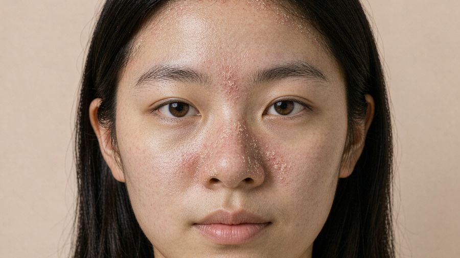 鼻翼两侧泛红脱屑，是脂溢性皮炎吗？护理五要点